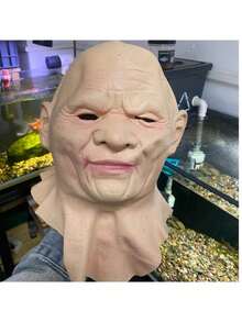 Mặt nạ người già, mặt nạ đàn ông, mặt nạ nhăn nheo, mặt nạ ông/bà, mặt nạ quỷ, đồ dùng hóa trang Halloween, đạo cụ cosplay, đồ dùng tiệc tùng. - Nhiều màu - Xem 11