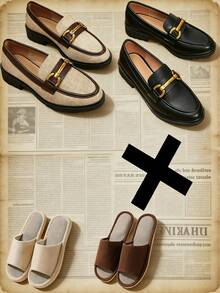 Breathable Linen Slippers, Cost-Effective Set For Commuting And Home Use - A - View 1