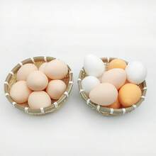 创意解压玩具！逼真不易碎的仿真鸡蛋，可重复使用，挤压玩具，趣味十足！ - 彩色 - 查看 6