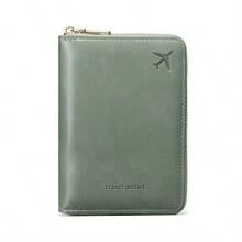 Capa Multifuncional RFID Anti-Roubo para Passaporte em Tecido Liso, Bolsa de Armazenamento para Bilhetes de Viagem e Cartões, com Zíper, Bolsa de Viagem, Bolsa de Viagem, Bolsa de Viagem, Bolsa de Viagem, Organizador de Viagem de Grande Capacidade, Essenciais de Cruzeiro, Essenciais de Férias, Itens Essenciais de Viagem para Homens e Mulheres - Multicolorido - Visão 9