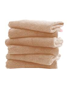 6pcs Premium Face Towel Set - Quick Dry - Ultra Soft Coral Fleece, High Absorbency - Multipurpose, Can Be Used As Bath Towel, Spa Towel, Face Towel, Finger Towel - Multicolor - View 17