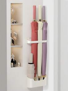 2件套多功能壁挂式收纳架，可作化妆品收纳架、雨伞架、厨房置物架、浴室置物架、办公学习用品收纳架，家居必备，精美礼品 - 彩色 - 查看 11