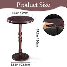 1 件现代简约木质边桌，适用于沙发或咖啡桌，独特的形状和实用的表面，非常适合打造舒适的家居装饰，咖啡角桌适合家居装饰、礼品、派对和季节性庆祝活动 - Natural Oak - 查看 13