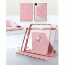 TenYide Ốp bảo vệ máy tính bảng chống trầy xước dành cho iPad thế hệ thứ 10 10.9"/ iPad thế hệ thứ 11 11" (A16)/ iPad Air 4/5/ iPad Pro 2020/2021/2022/2024/ MatePad 10.4"/ Pro 11"/ Pro 12.2"/ 11.5S"/ 11.5"/ SE 10.4", có khe cắm bút cảm ứng, xoay 360°, chống sốc, chống bụi, tự động bật/tắt màn hình, góc nhìn điều chỉnh được. - Hồng - Xem 3