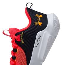 Under Armour Unisex Basketball Shoes, Cushioned Basic Model, Outdoor Casual Basketball Sneakers - Red/Black - View 7