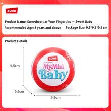 ZURU 5倍惊喜蛋新品上市！内含Fingerlings Sweethearts、Sweethearts Baby和第三代迷你娃娃，全部装在一个球体里！ - 彩色 - 查看 10