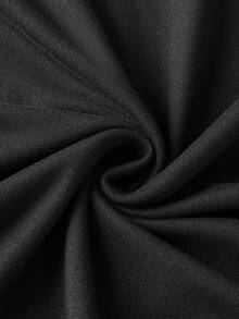 男士夏季多功能连帽T恤，印花图案，适合日常通勤和居家穿着 - 黑色 - 查看 5