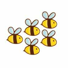 5/8/10pcs Cute Bee Fridge Magnets, Cartoon Animal Refrigerator Stickers, Kitchen Decor, Home Decor, Office & Kitchen Whiteboard Decorative Magnets - Multicolor - View 11
