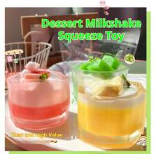 1个奶昔挤压玩具 - 芒果奶昔、桃子奶昔、芋头奶昔 - 解压玩具 - 软萌玩具 - 柔软玩具 - 捏捏乐玩具 - 指尖玩具 - 史迪奇玩具 - 旅行玩具 - 课堂指尖玩具 - 迷你洗澡玩具 - 圣诞文具减压球、生日礼物、完美礼物、复活节礼物、万圣节礼物、圣诞礼物、礼物、玩具、游戏、复活节 - 彩色 - 查看 6