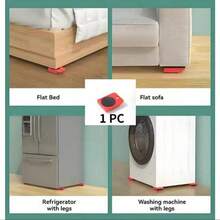 Juego de herramientas para mover muebles de cinco piezas: grúa pequeña para uso doméstico,deslizadores para muebles de fácil movimiento, con peso máximo de carga de 150 lbs,herramienta de mudanza. - A - Ver 5