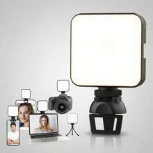 Mini Luz Led Rgb Tonos Panel Portátil Fotografía Y Video - Negro - Ver 7