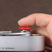 Pure Copper Camera Shutter Button Applicable For A6700 Nikon Z30 ZF XPRO3 ZV1 FX100V XT20 XT2 XT3 XT30 II XT10 M A XE5 XM5 XT30 III XT50 X100V Shutter Cap - Black + Red - View 3