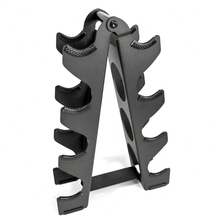 2025 New Heavy Duty Dumbbell Rack, Tree-Shaped Home Gym Dumbbell Storage Rack, Adjustable Height, Space-Saving, Black - Black - View 11