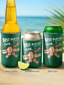 Customized Personalized Beer Bottle Covers, Beverage Bottle Covers, The Best Dad-Themed Ones, Cola Bottle Covers, Personalized Names, Father's Day Party Supplies - Hand - View 3