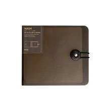 Estuche de plástico transparente con hebilla para CD, bolsa organizadora de almacenamiento con soporte para DVD B34T - A3 - Ver 2