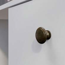 Escritorio Para Computadora Madesa con 3 Cajones Blanco - Blanco - Ver 6