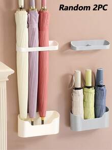 2件套多功能壁挂式收纳架，可作化妆品收纳架、雨伞架、厨房置物架、浴室置物架、办公学习用品收纳架，家居必备，精美礼品 - 彩色 - 查看 14