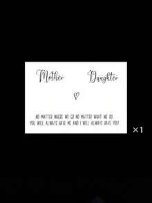 15张母女拥抱卡，心形亚克力异地恋情纪念礼盒，包含拥抱卡，适合生日、母亲节及其他特殊场合，情感纪念品，优质材料，心形设计，优雅纪念。 - 彩色 - 查看 12