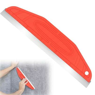 11.8 Inch Wallpaper Scraper Edge Painting Tool For Cutting, Straight Edge Painters Tool, Paintting Trim Protector Wallpaper Scraper Paint Guard For Cutting Paint Tools