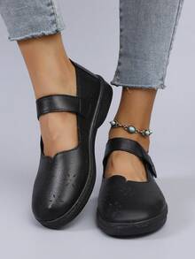 STEPREACH New Women Casual Sports Shoes, Mesh Breathable Comfortable Lightweight Slip-On Driving Shoes - Black - View 4