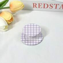 MagSafe磁吸手机支架，气垫支架，磁性底座，强磁吸附，简约棋盘格图案设计 - 彩色 - 查看 5