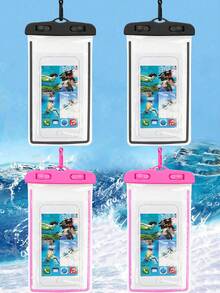 通用防水手机袋,防水手机包 - 带夜光功能,防水手机干袋,防水手机壳,适用于 17 16 15 14 13 Pro Max Plus Air,适用于游泳、漂流、潜水、水下摄影、海滩、户外运动、旅行、度假、游泳池、户外活动。 - 彩色 - 查看 35