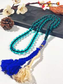 51pcs Muslim Prayer Beads Tasbih Rosary Misbaha Dhikr Tasbih Mala Worry Beads Islamic Gifts - Multicolor - View 2