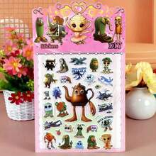 Serie "Clásicos de Montañas y Mares" Pegatinas 3D de burbujas de lámina de colores, manualidades DIY para tazas, cuadernos, equipaje, decoraciones de fiesta de cumpleaños, álbumes de recortes, patinetas, teléfonos - Multicolor - Ver 2