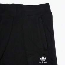 Adidas 女士时尚休闲针织慢跑裤，IA6479，春秋季 - 黑色 - 查看 2