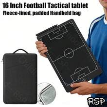 RSP 16-Inch LCD Electronic Football Tactics Tablet, Comes With Stylus Pen And Padded Carrying Case, Football Tactics Training Board, Dedicated Teaching Blackboard, Reusable Digital Strategy Marker Board, Battery Powered With On/Off Switch, Suitable For Football Training, Strategy Planning, Football Club Sports Gift - Black - View 11