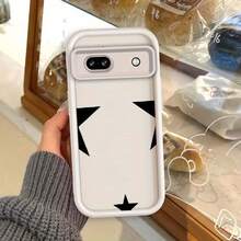 お使いの Pixel 7、7A、8、8A、9 Pro XLを使うのフルプロテクションカバー。 大きいきなスターハンドルとアイラダーのデザインが黒とホワイトでトゥルーフィーチャーです。 گوグルピクセル8A、9A、10、 11/12/13/14/15/15プロ/15プラス/15プロマックス/11プロ/12プロ/13プロ/14プロ/12ミニ/13ミニ/11プロマックス/12プロマックス/13プロマックス/14プロマックス/14プラス/5 - 黒2 - チェックする 4