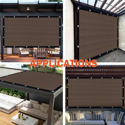 90% Shade Rate Sunshade Net, UV Protection, Breathable And Durable, With Copper Grommets, Suitable For Garden, Plants, Patio, Available In Multiple Sizes