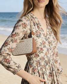 Michael Kors Women's Shoulder Bag Handbag, Suitable For Daily Commute, Travel, Shopping, Casual Outing - Champagne - View 4