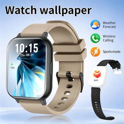 这款热门智能手表配备1.83英寸全触控高清屏幕，支持无线通话、短信提醒、闹钟提醒、多种运动模式、远程拍照、音乐播放等智能功能。它是一款多功能智能手表，兼容安卓和iOS智能手机。无论是新年、情人节、复活节、母亲节、父亲节、万圣节、感恩节还是圣诞节，它都是一份绝佳的礼物。