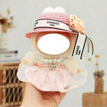 [Clothes Only] New Hot-Selling 17CM Doll Outfit - Interchangeable Sunhat & Dress Set For LABUBU Doll Generations 1/2/3 (Doll Not Included) - Multicolor - View 18