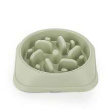 Jungle-Themed Slow Feeder Dog Bowl - Non-Skid Pet Puzzle Bowl Dogs & Cats, Anti-Choke Anti-Bloat Food Dish Fast Eaters, Fun Interactive Feeder Mental Stimulation & (Assorted Colors) 3P80 - hồng - Xem 4