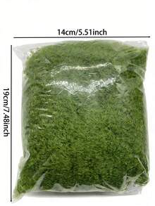1pc Artificial Moss DIY Indoor/Outdoor Decor Simulated Moss Lawn Faux Moss Micro Landscape Layout Natural Green Moss With Realistic Texture Suitable For Glass Containers, Pots Green Moss Crafts Perfect For Garden, Balcony, Lawn Home Decor - Multicolor - View 8