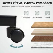 Office Chair With Massage Function, Ergonomic Reclining Executive Chair, Footrest, Height Adjustable, 360° Swivel, Linen Look, Grey - Grey - View 6