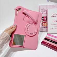 Fundas básicas para almohadillas - Estuche protector rosa + lápiz labial - Ver 1