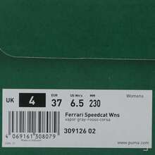 Puma Women's Ferrari Low-Top Sneakers 30912602 - Red and White - View 7