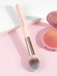 MAANGE 1pc Professional Face Makeup Brush Blush Brush Loose Powder Brush Makeup Tools Doundation Brush For Liquid Makeup For Daily Makeup On Face Travel Makeup Brush,Gift For Women & Girl - Apricot - View 3