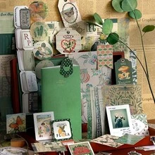 Simno 复古剪贴簿用品美学日记套装，剪贴簿纸、语录贴纸、TN 笔记本大套装，适用于子弹笔记、手账、计划本、艺术工艺拼贴画 - 優質的 - 查看 15