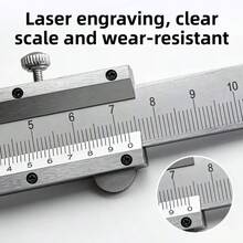 0-150mm Stainless Steel Vernier Caliper - Manual Micrometer, Smooth Sliding, Easy To Use, Suitable For Industrial, Mechanical, Jewelry Making, No Power Required, Precision Engineering And Handicrafts - Multicolor - View 7