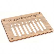 10-Box Wooden Birthday Money Bag Card | Creative Cash Gift Box - Multicolor - View 4