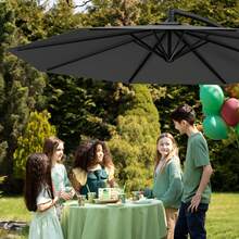 Outdoor Parasol, Stand And Base - 350cm - View 8