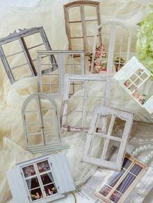 10pcs/Pack Creative Hollow Window Stickers For DIY Arts & Crafts Decor - Nhiều màu - Xem 3