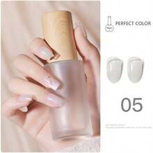 9色亮片橡胶底胶指甲油12ml粉色亮片橡胶底胶指甲油，自流平UV结构胶橡胶底胶，适用于可卸UV/LED美甲，美甲套装，美甲用品，DIY家庭沙龙美甲礼品，女士 - 彩色 - 查看 11