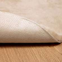 Tappeto in pelliccia sintetica di coniglio Olite Taupe Ø 100 cm Poliestere - 1PC - Visualizzare 9