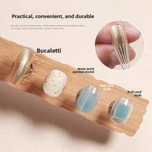 Seven-Needle Pen Multi-Functional Nail Art Bratti Texture Brush, Wire-Drawing, Line-Drawing, Dot-Painting Pen, Professional Tools For Nail Salons - Multicolor - View 4