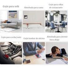 zxFunda de Almoada rativa Fundas de Coines De Terciopelo Suave Color Cremallera Pillowcase  ogarSofa Cama Silla Coce racion de Interes Wumaue 45 x 45 sofa cama - Azul claro - Ver 6